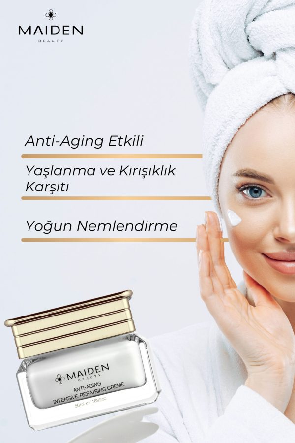 Cilt Bakım Rutini Özel Set, Yaşlanma Karşıtı Yoğun Onarıcı Krem,Yenileyici Serum&Nemlendirici Losyon - Görsel 5