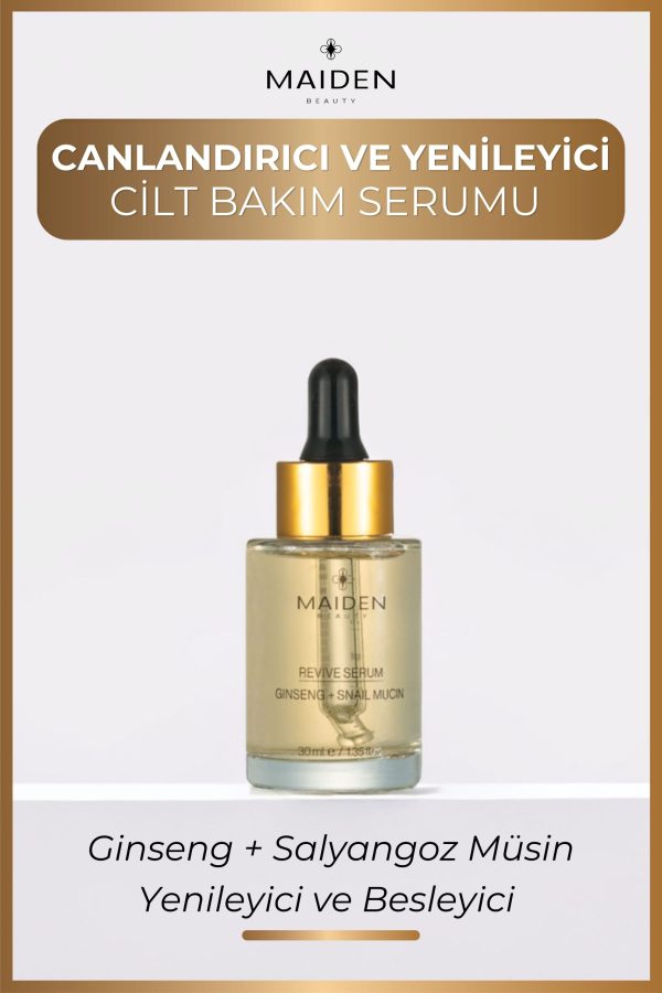 Cilt Yenileyici, Onarıcı Ginseng Salyangoz Müsin Içerikli Canlandırıcı Cilt Bakım Serumu 30 ml - Görsel 2