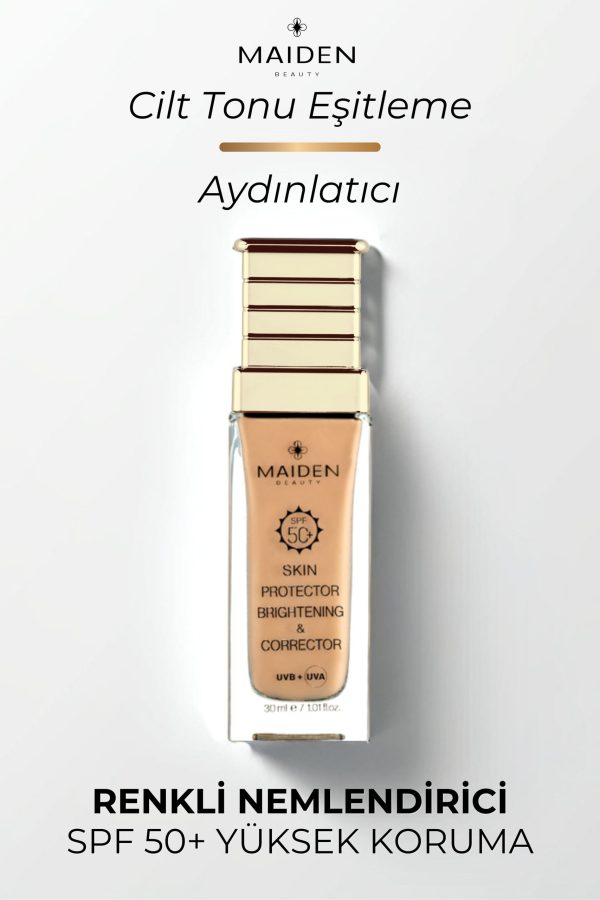 Renkli Nemlendirici Cilt Tonu Eşitleyici, Uva/uvb Yüksek Güneş Koruması Spf 50 Güneş Kremi 30 ml - Görsel 4