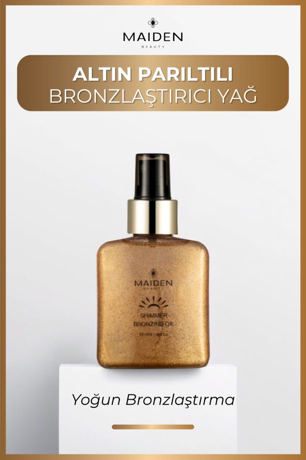 Yoğun Bronzlaştırma Etkili Altın Parıltılı Bronzlaştırıcı Yağ 100 ml - Görsel 2